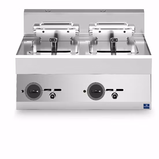 Dubbel Fritös Mastro 2x10 L, 9 kW