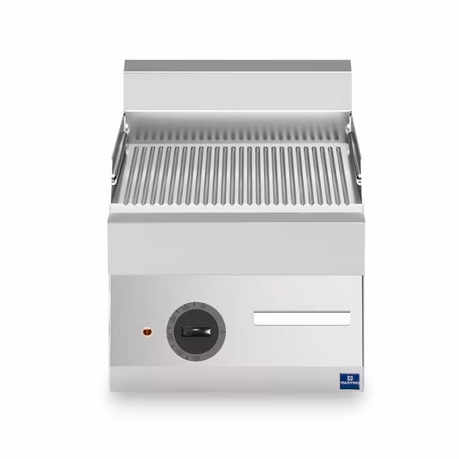 Stekhäll Mastro räfflad krom 40 cm