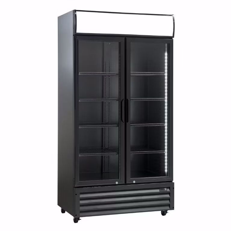 Drickakyl SD 802 BHE, hängda dörrar, svart