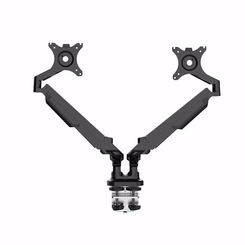 Monitorarm EASY för 2 skärmar, svart