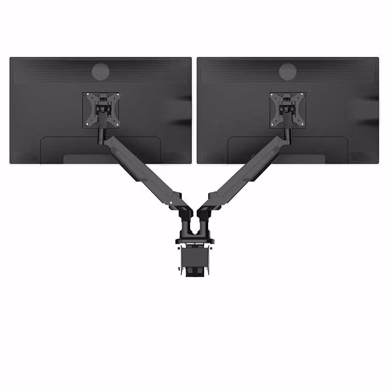 Monitorarm EASY för 2 skärmar, svart