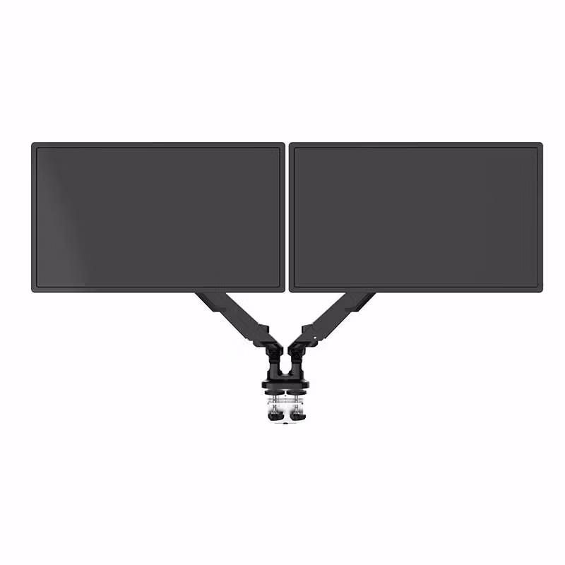 Monitorarm EASY för 2 skärmar, svart