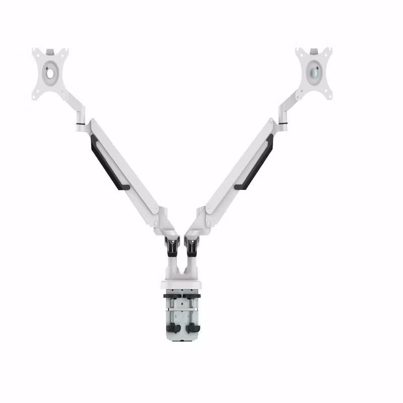 Monitorarm EASY för 2 skärmar, vit