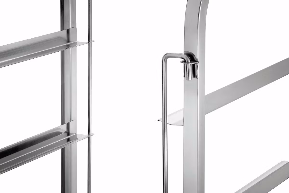 Diskkorgsvagn 500x500mm, 7 gejder