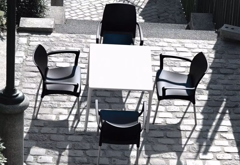 Cafébord Mango, stapelbart bord