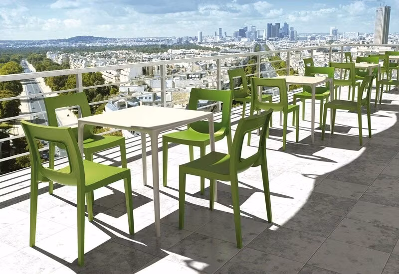 Cafébord Mango, stapelbart bord