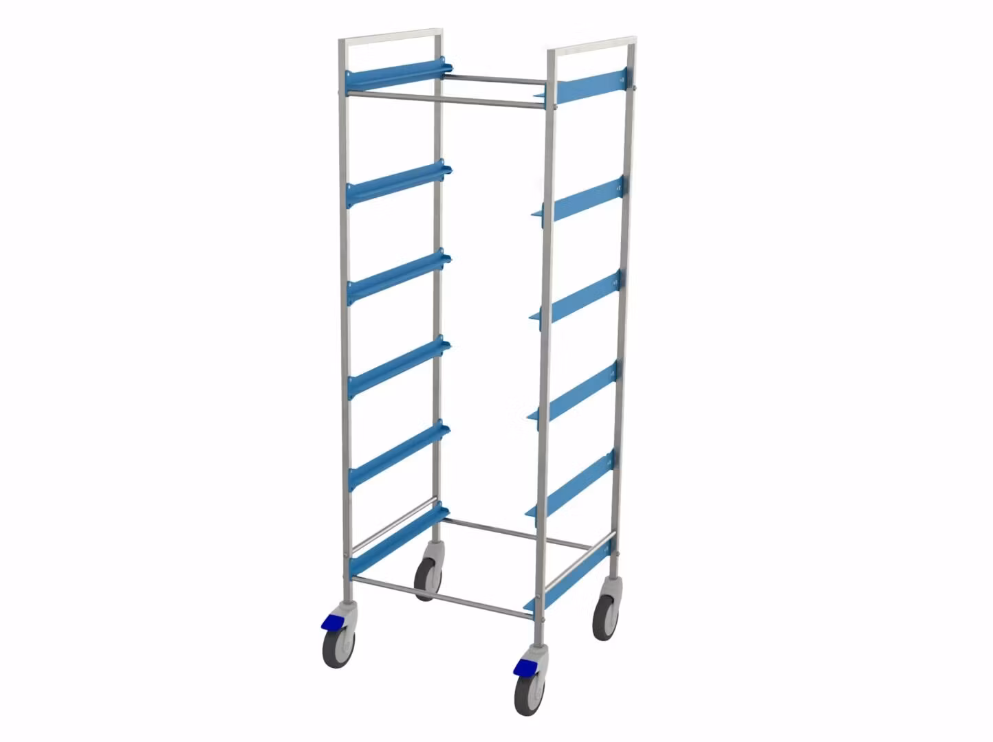 Diskkorgsvagn hög 50x50cm