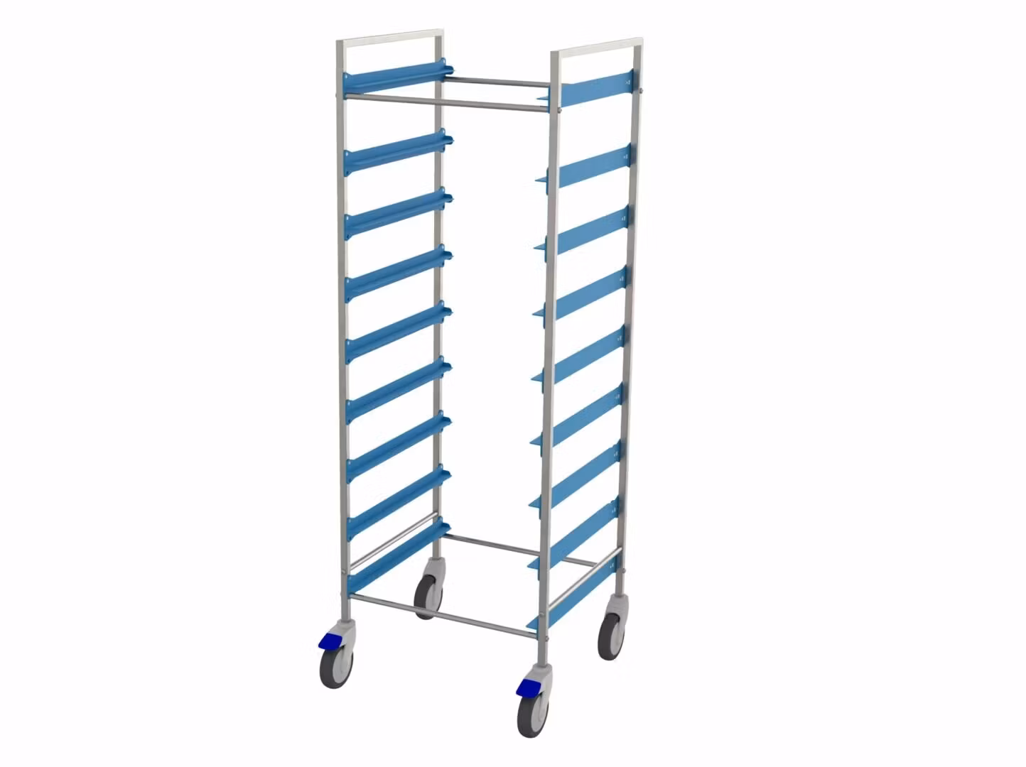 Diskkorgsvagn hög 50x50cm