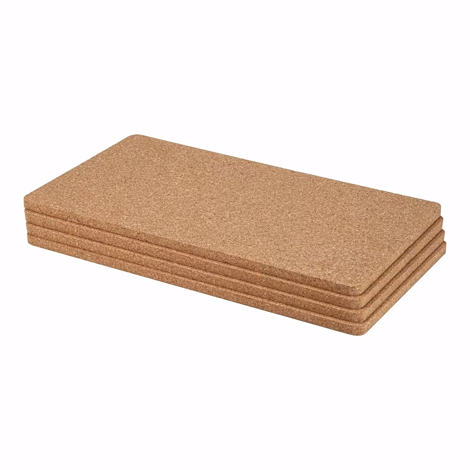 Planksteksunderlägg 4 st, kork