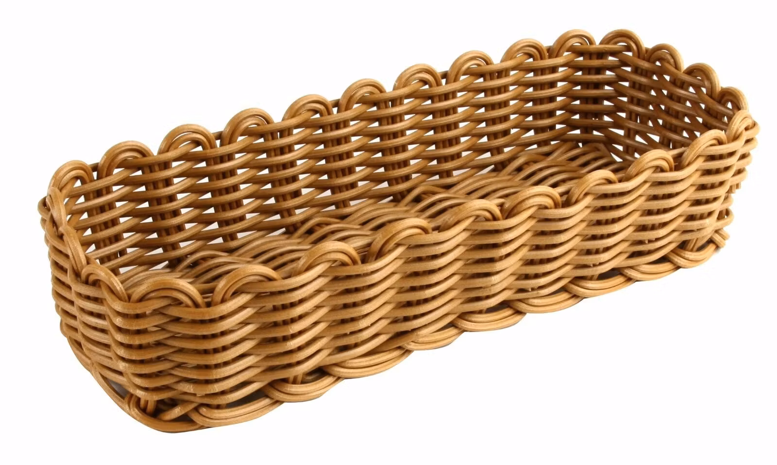 Bestickskorg 26,5x10 cm Brun