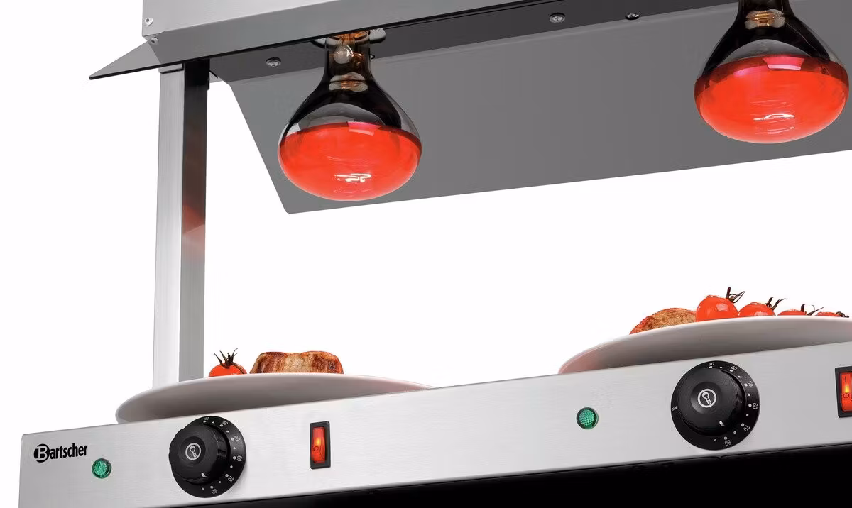 Värmehäll 3-zoner med värmelampa