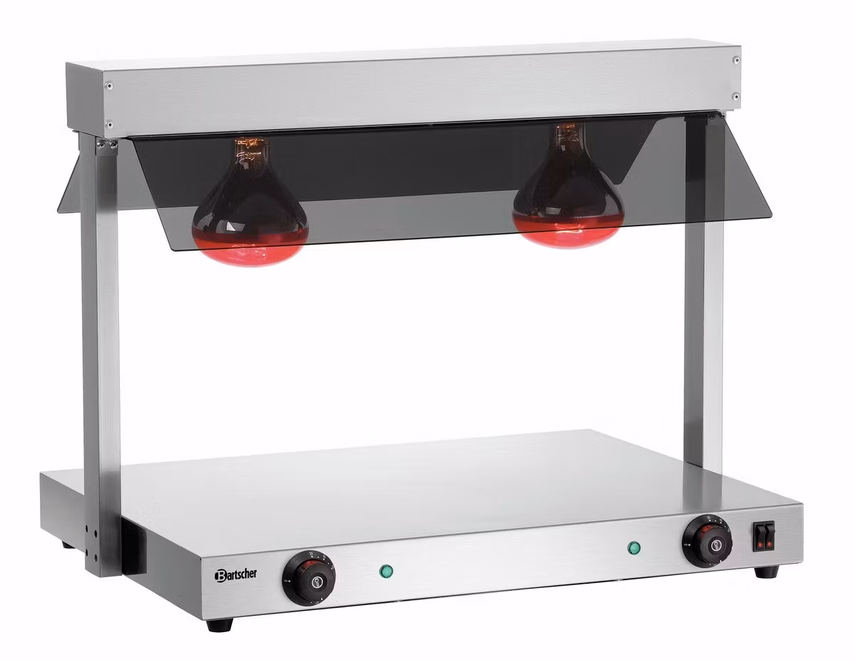 Värmehäll 2-zoner med värmelampa