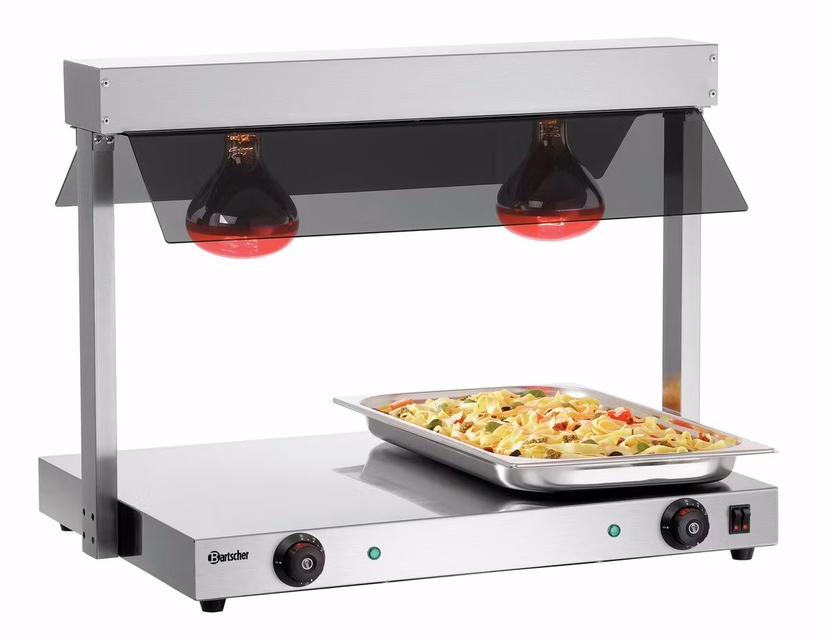 Värmehäll 2-zoner med värmelampa