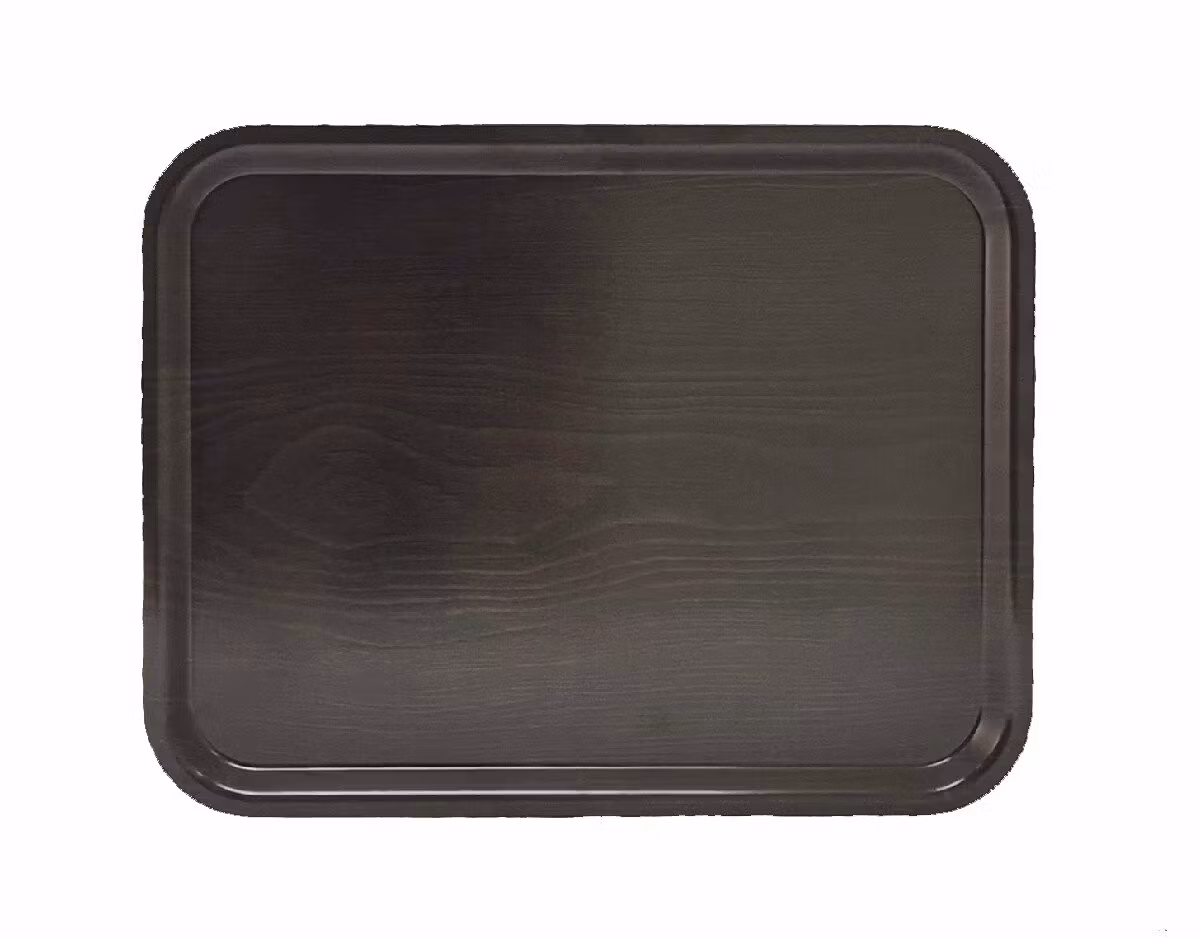 Bricka 43x33 cm svart ek