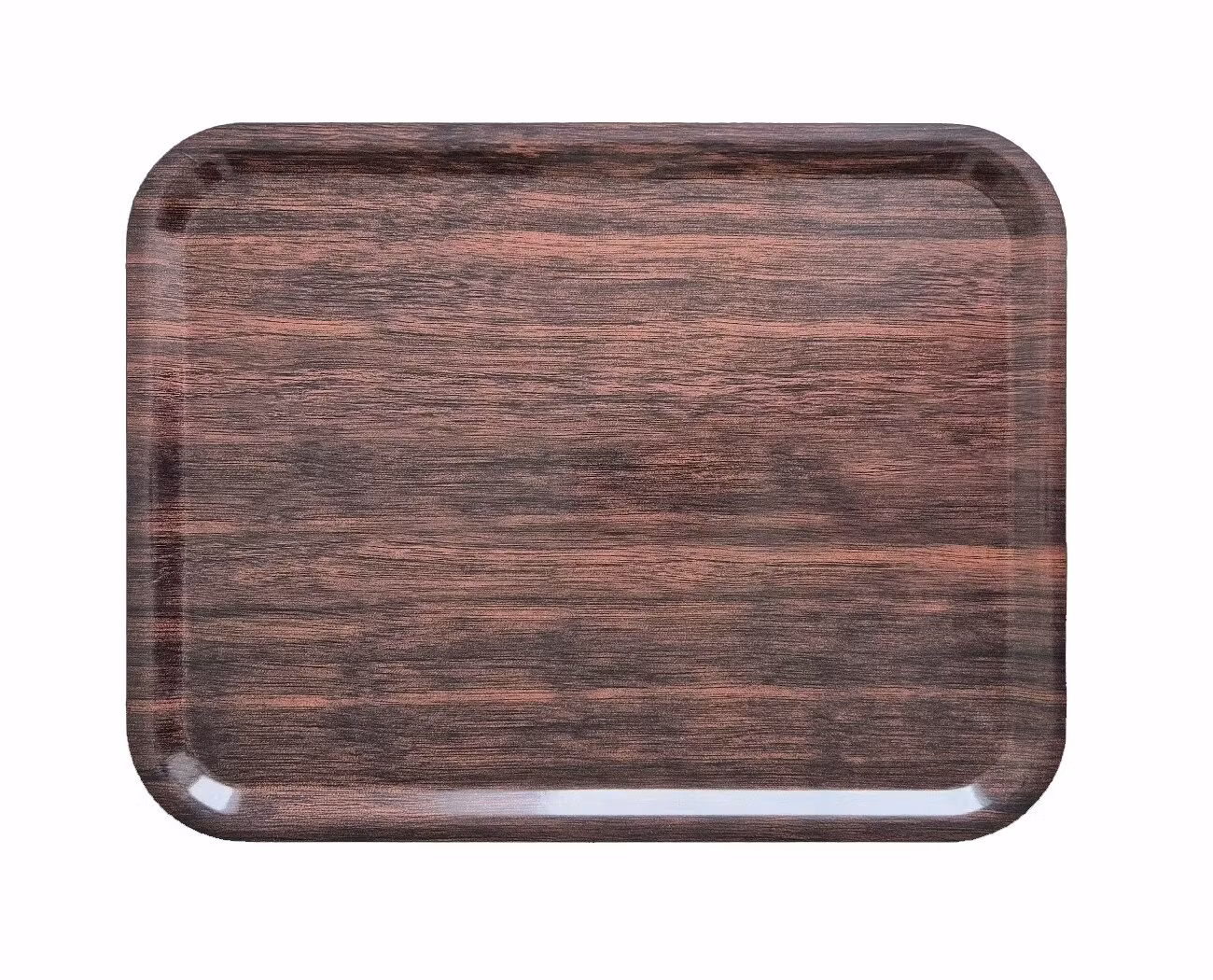 Bricka 43x33 cm valnöt