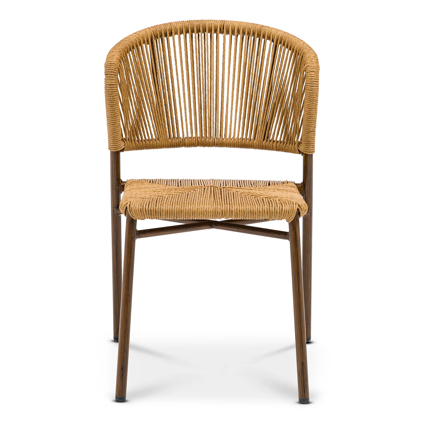 Stol Nantes, Brun/natur fiberrotting