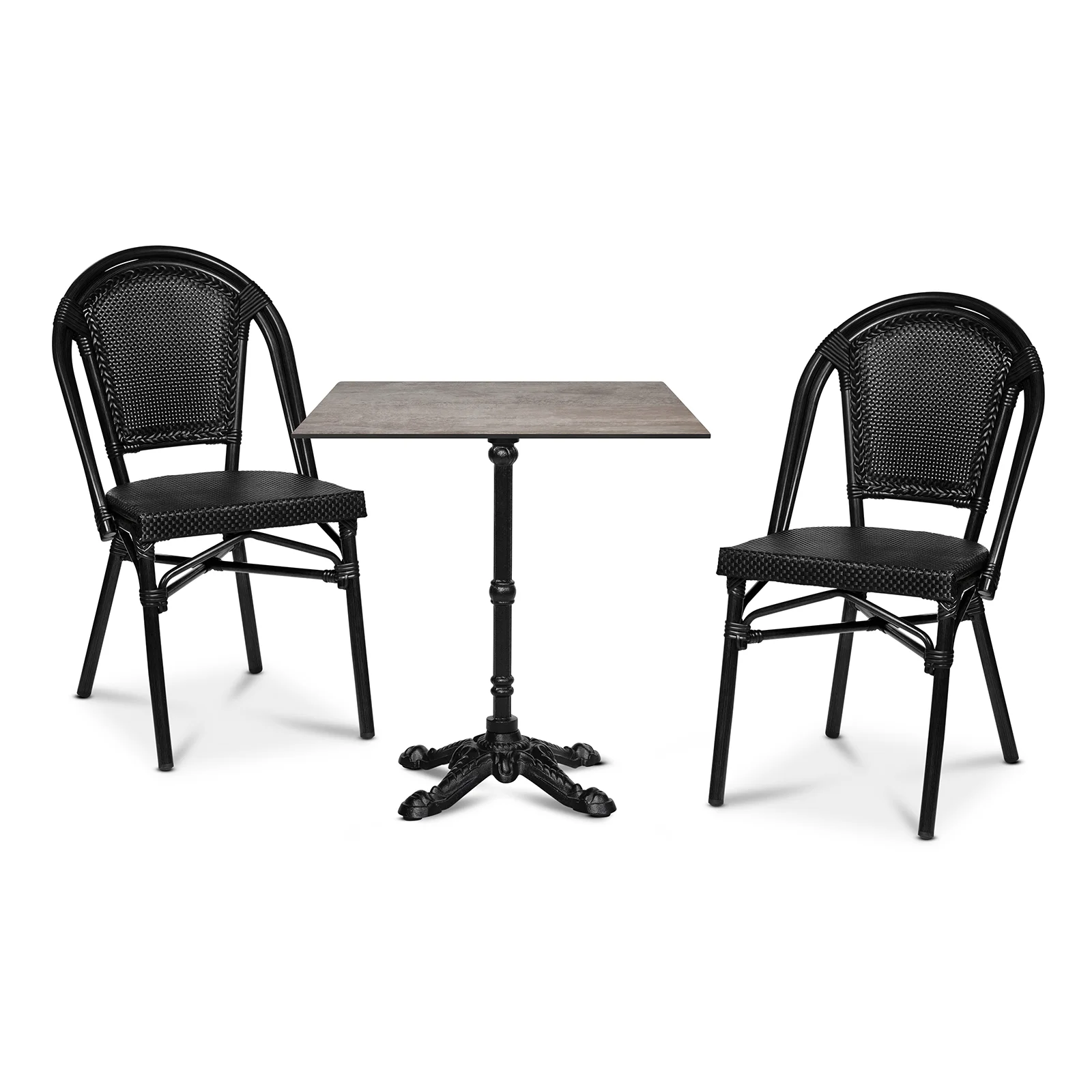 Stol Paris, Svart texteline