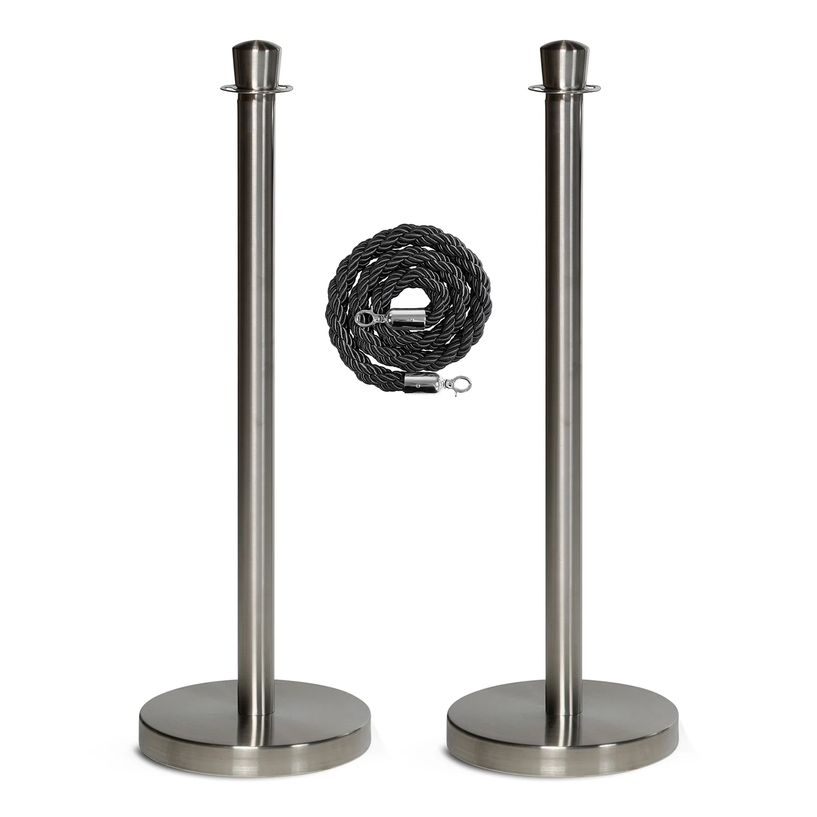 Köstolpe Silver, 2 stolpar+1 svart rep