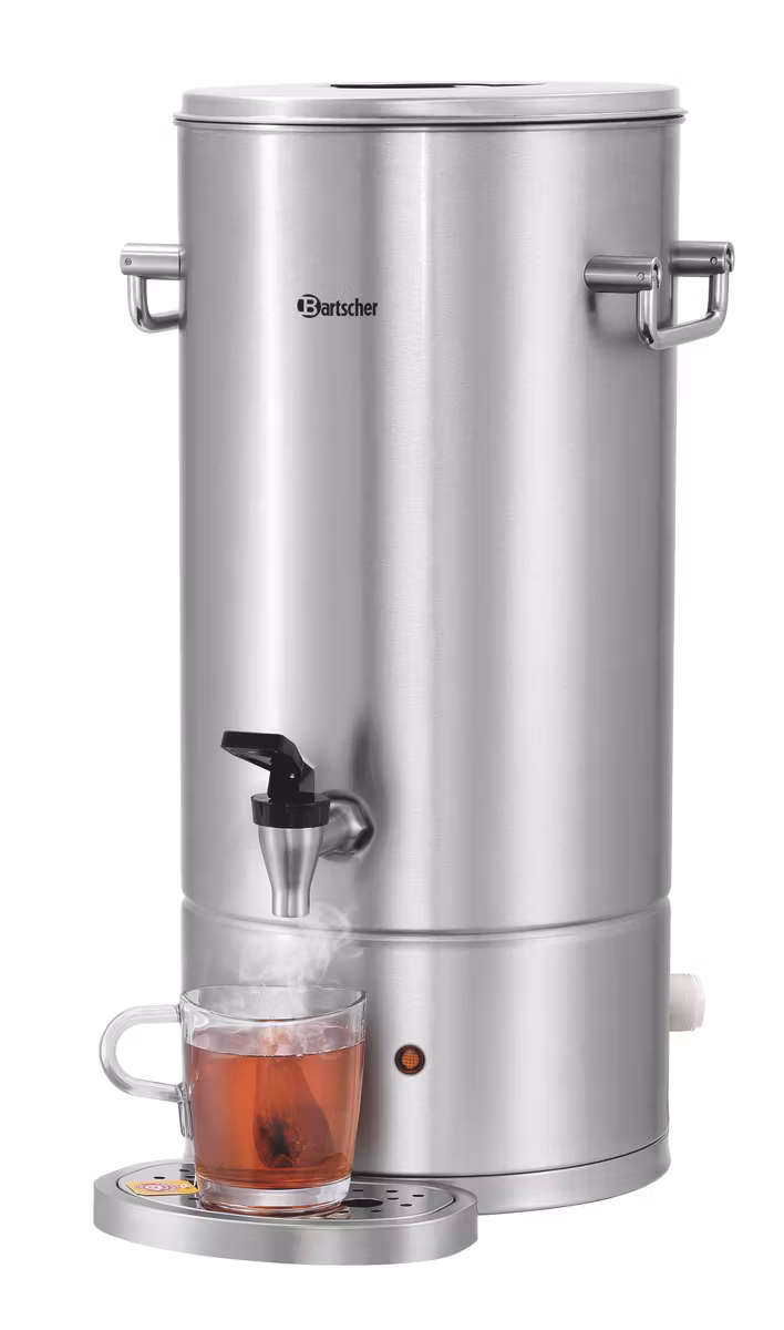 Hetvattenskokare 9L med vattenanslutning, rosfri