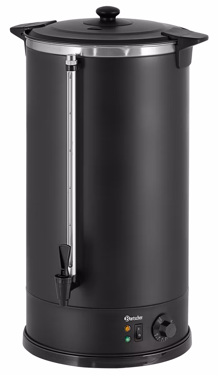 Hetvattenskokare 28L, svart
