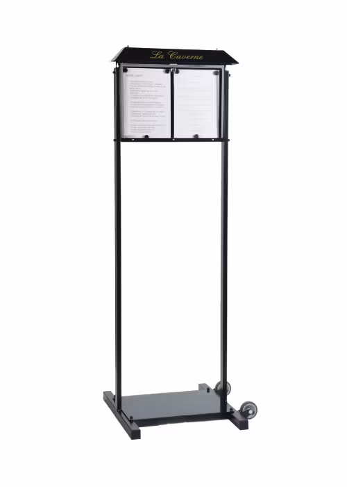 Menyskåp Normandie Fristående 2x A4