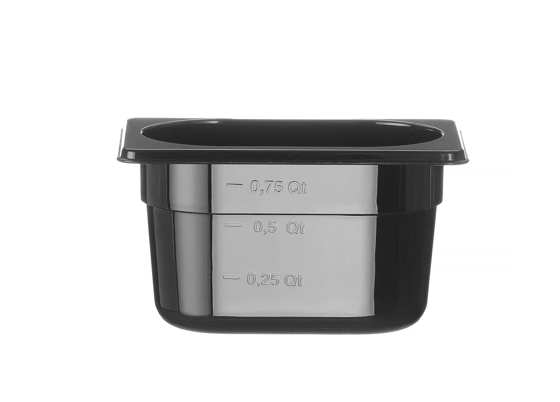 Plastkantin Hendi GN 1/9-100 svart