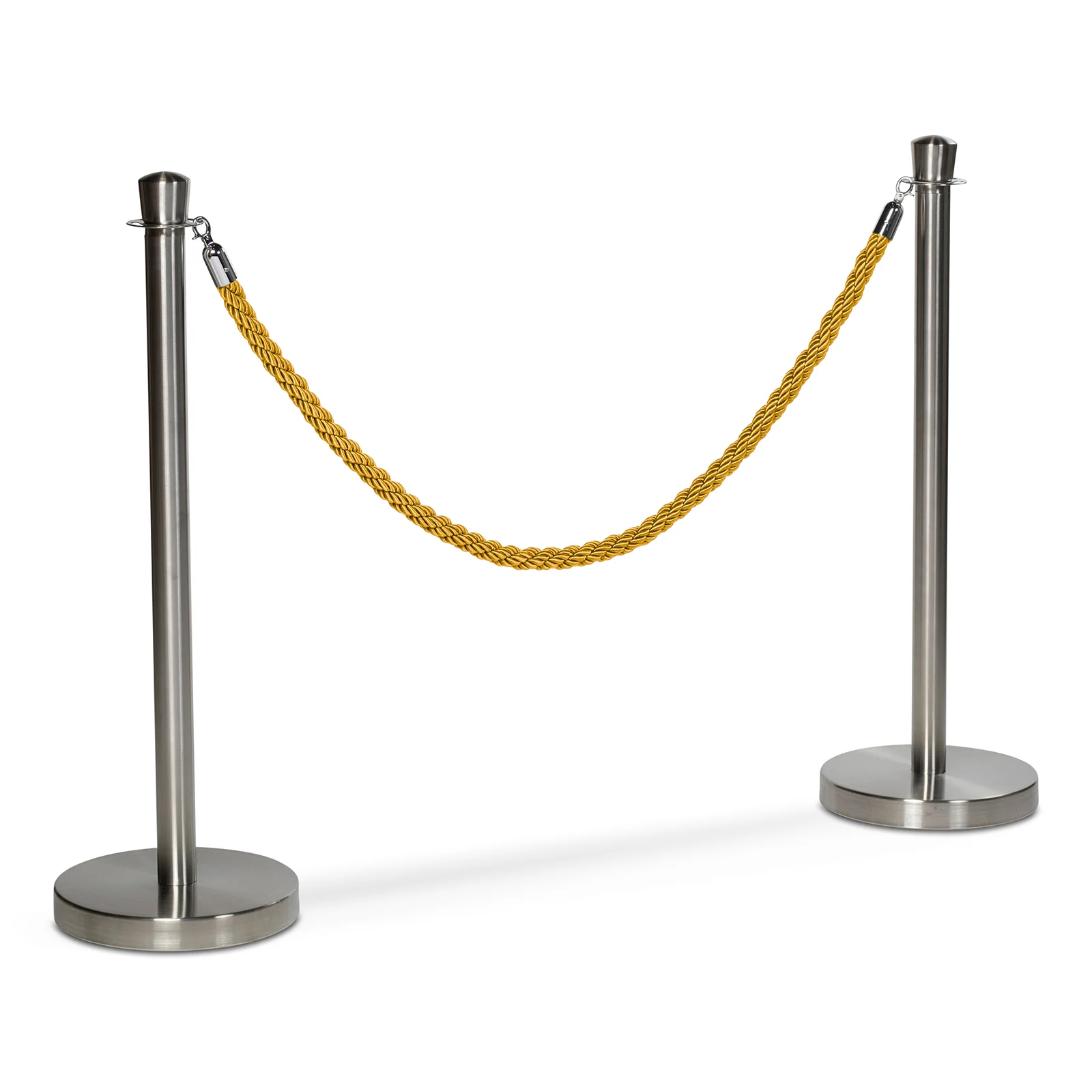 Flätat rep till köstolpe, Guld/silver