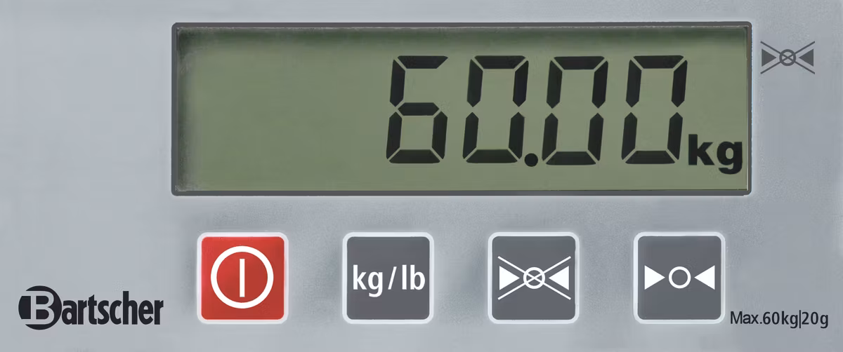 Digitalvåg, 60kg, 20g