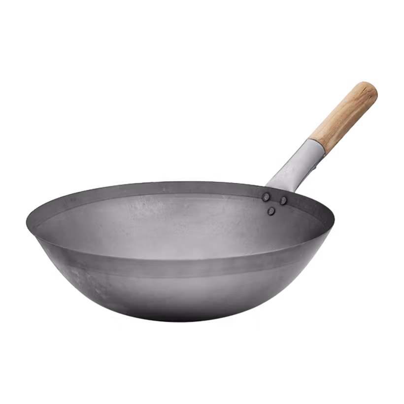 Wokpanna kolstål 36 cm