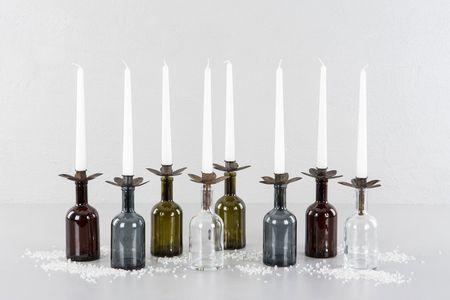Glasflaska med kork