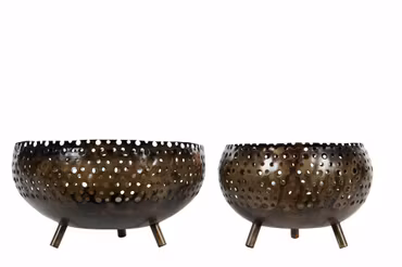 Ljuslykta Twinkle Fot Antik Brun