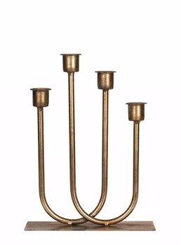 Candlestick 4 arm G. Brown