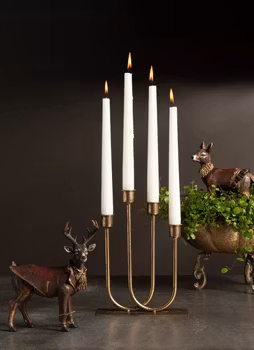 Candlestick 4 arm G. Brown