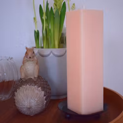 Spindelnätsljus - Persika
