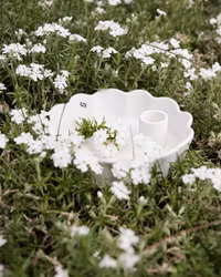 Lidatorp - Ljusstake Daisy vit