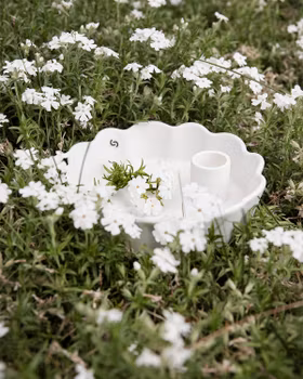 Lidatorp - Ljusstake Daisy vit