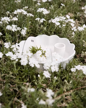 Lidatorp - Ljusstake Daisy vit