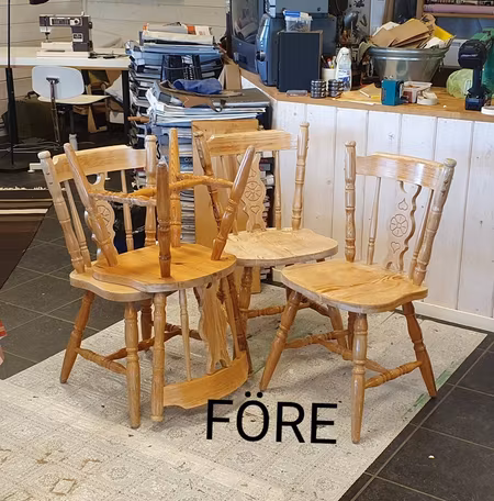 Köksstolar "Renoveringsuppdrag"