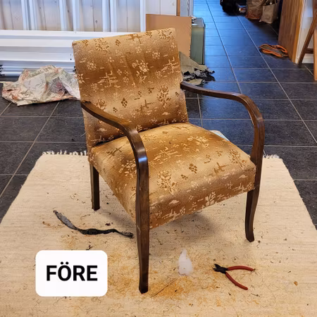 EPA-Fåtölj "Renoveringsuppdrag"