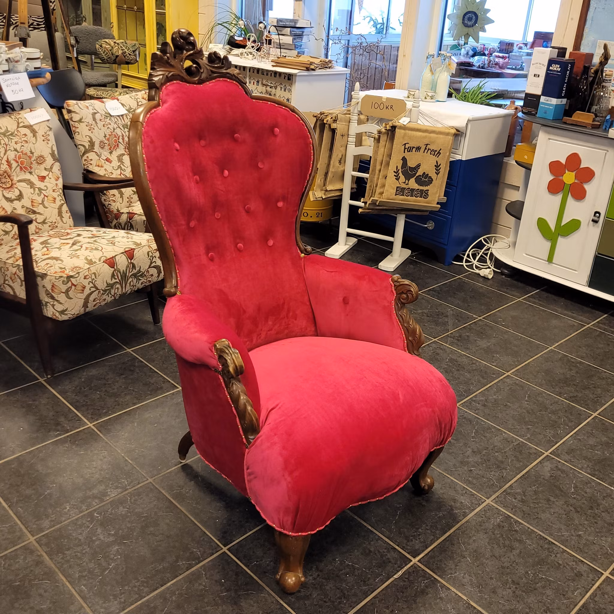 Rokokofåtölj "Renoveringsuppdrag"