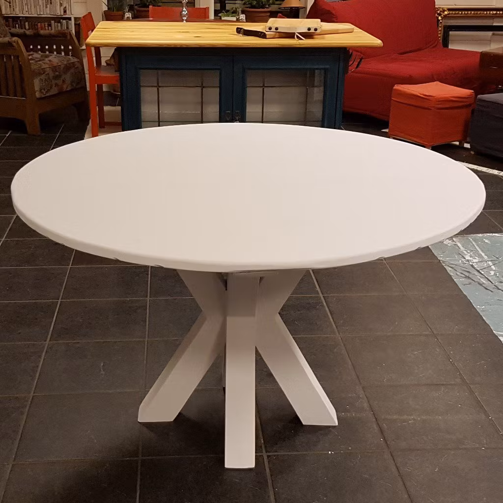 Rustikt kryssbord "Diameter  120 cm"