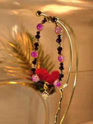 Handgjort Armband Lila Livets Träd