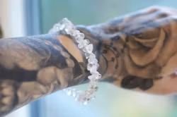 Chipsarmband Bergkristall