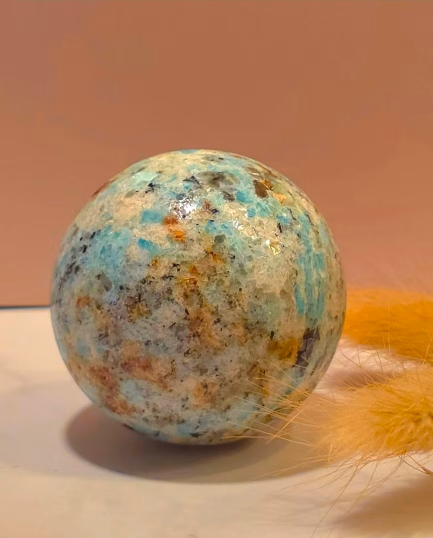 Klot Amazonit I Matrix Modersten