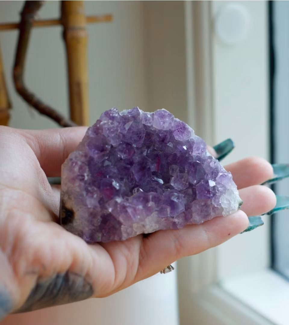 Kluster Av Ametist 157 Gram