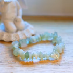 Chipsarmband Grön Jade