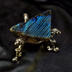 Labradorit Halvpolerad Skiva 25,8 g