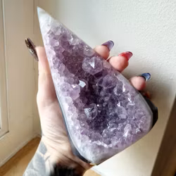 Agat Med Druzy Ametist Spets