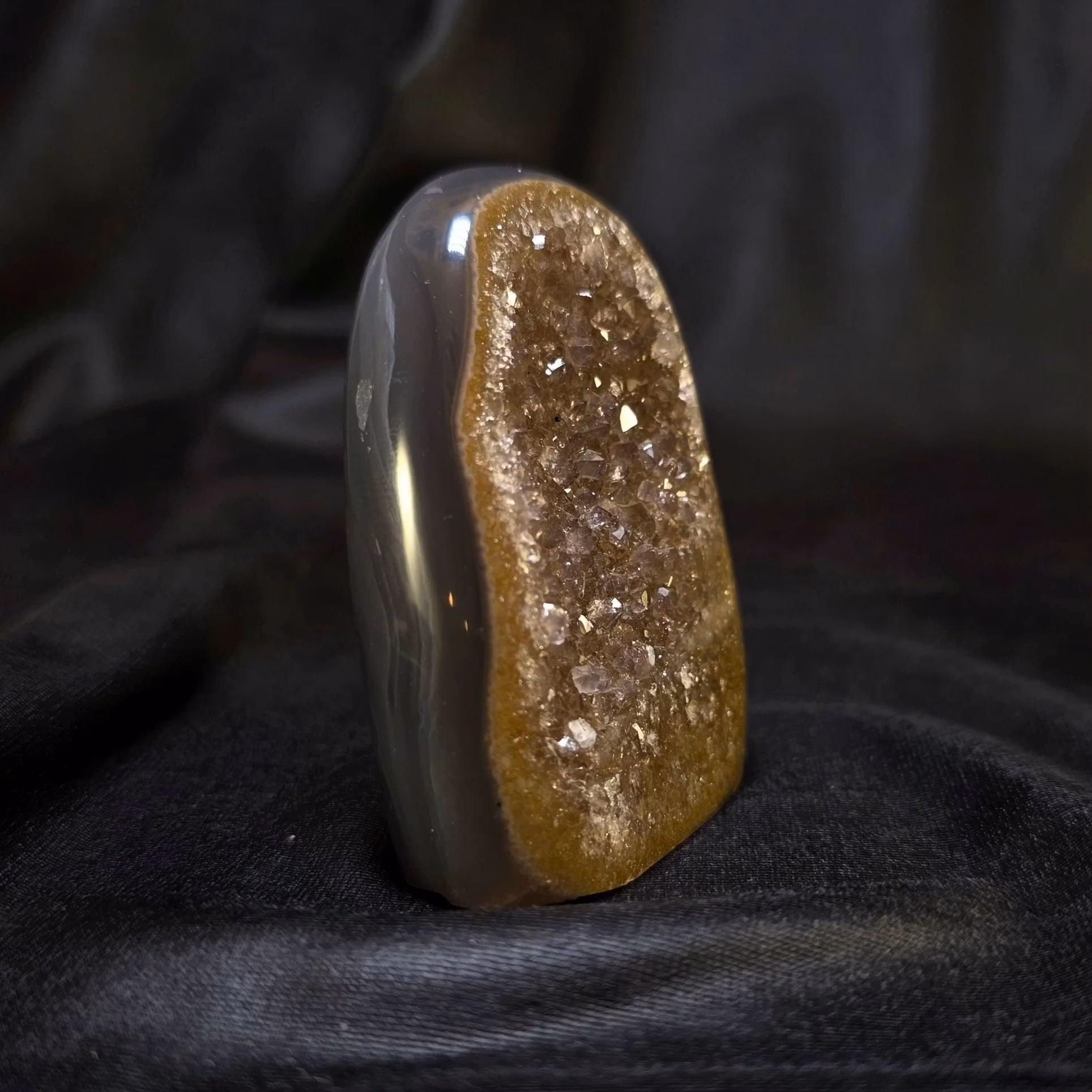 Agat Med Druzy Polerad Uruguay