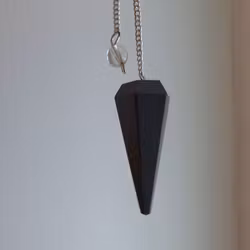 Polerad Pendel Svart Turmalin nr 1